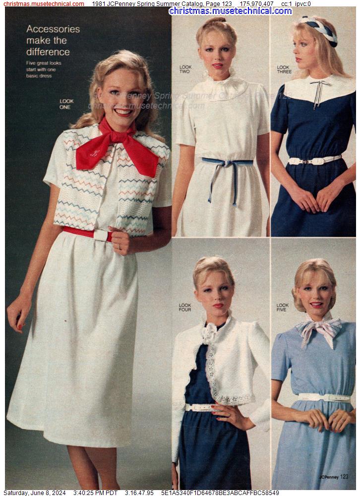 1981 JCPenney Spring Summer Catalog, Page 123