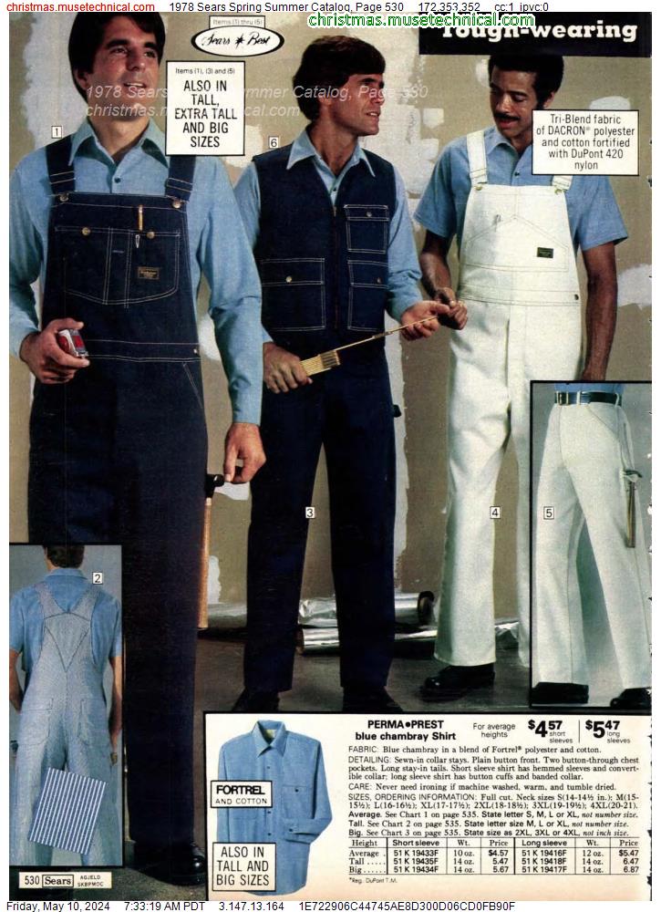 1978 Sears Spring Summer Catalog, Page 530