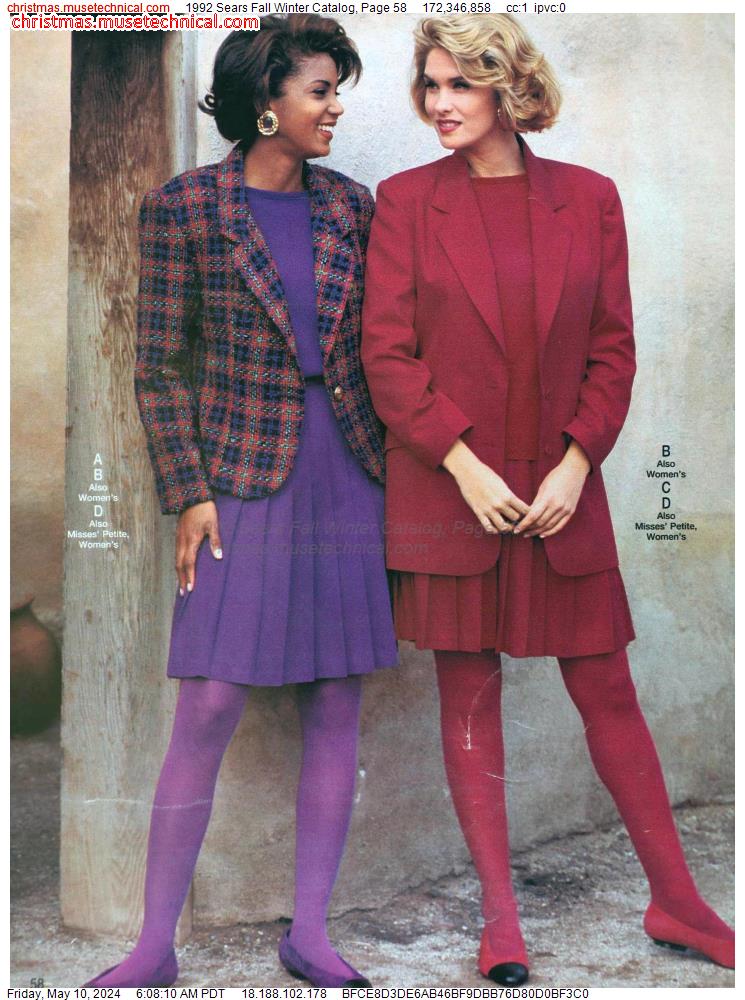 1992 Sears Fall Winter Catalog, Page 58