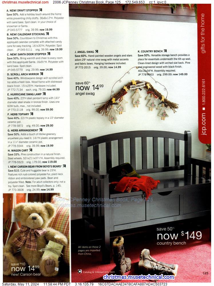 2006 JCPenney Christmas Book, Page 125