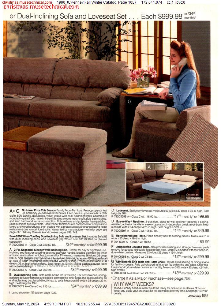 1990 JCPenney Fall Winter Catalog, Page 1057