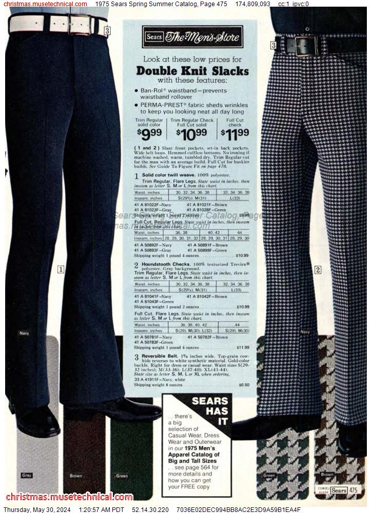 1975 Sears Spring Summer Catalog, Page 475
