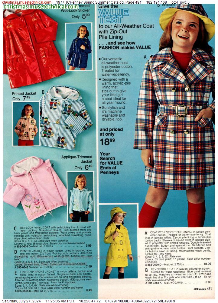 1977 JCPenney Spring Summer Catalog, Page 491