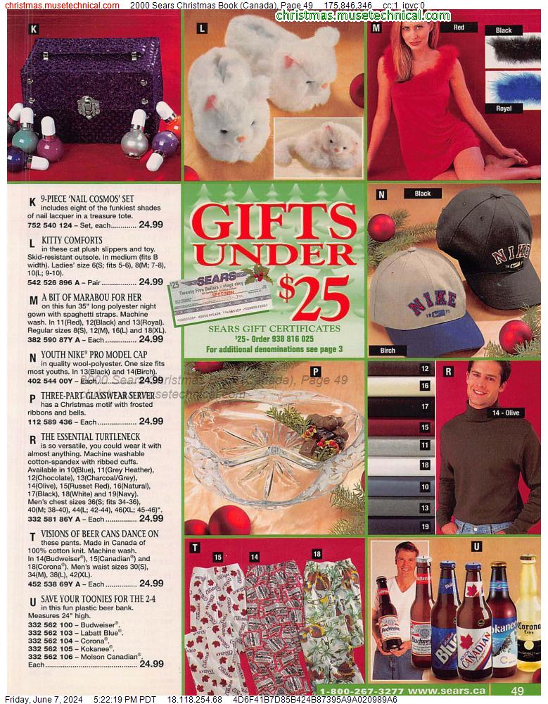 2000 Sears Christmas Book (Canada), Page 49