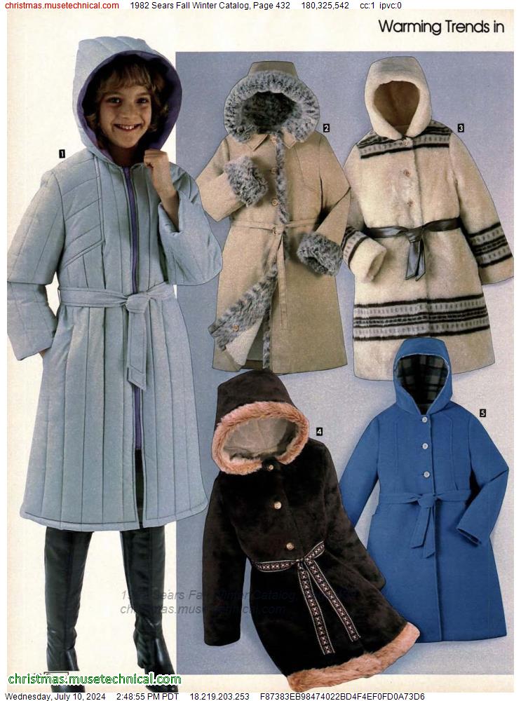 1982 Sears Fall Winter Catalog, Page 432