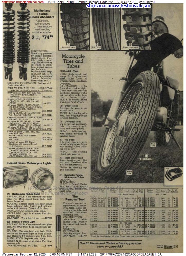 1979 Sears Spring Summer Catalog, Page 651