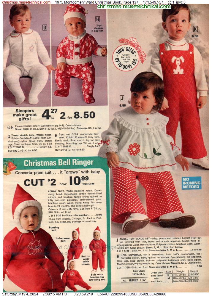 1975 Montgomery Ward Christmas Book, Page 137