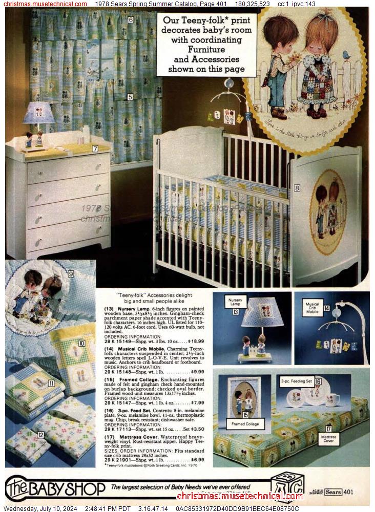 1978 Sears Spring Summer Catalog, Page 401