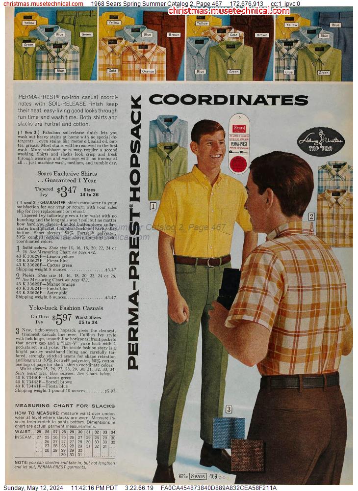 1968 Sears Spring Summer Catalog 2, Page 467