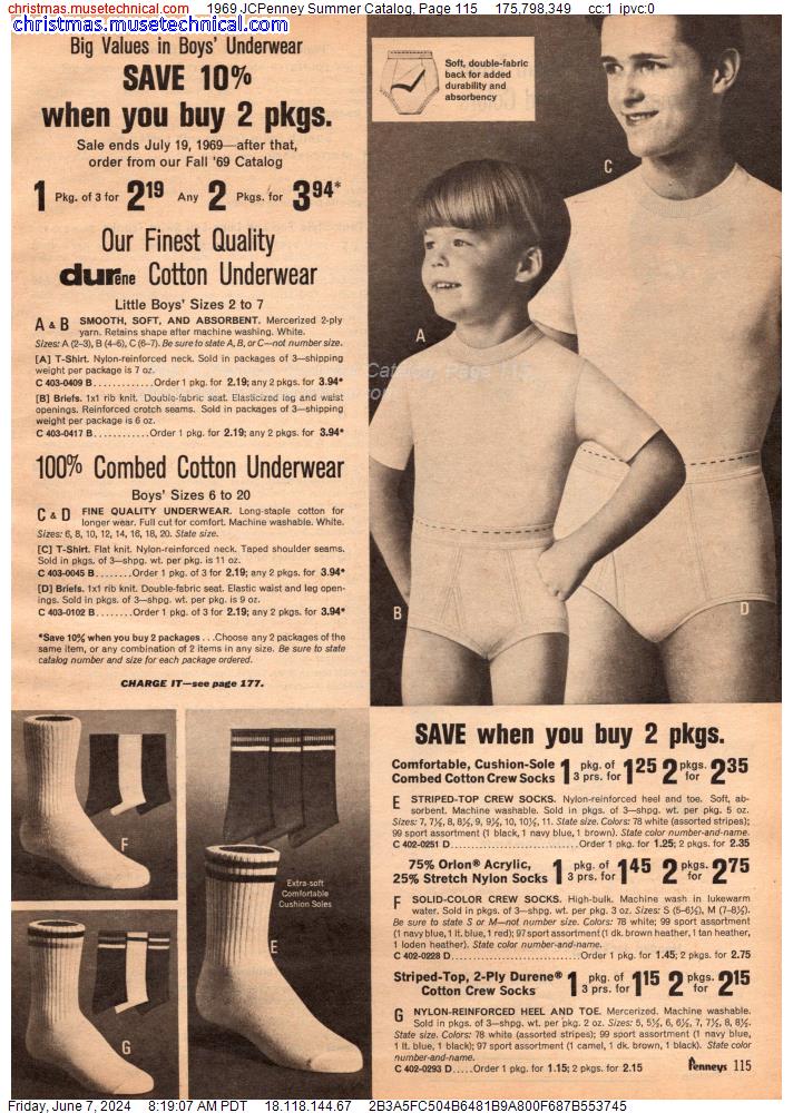 1969 JCPenney Summer Catalog, Page 115