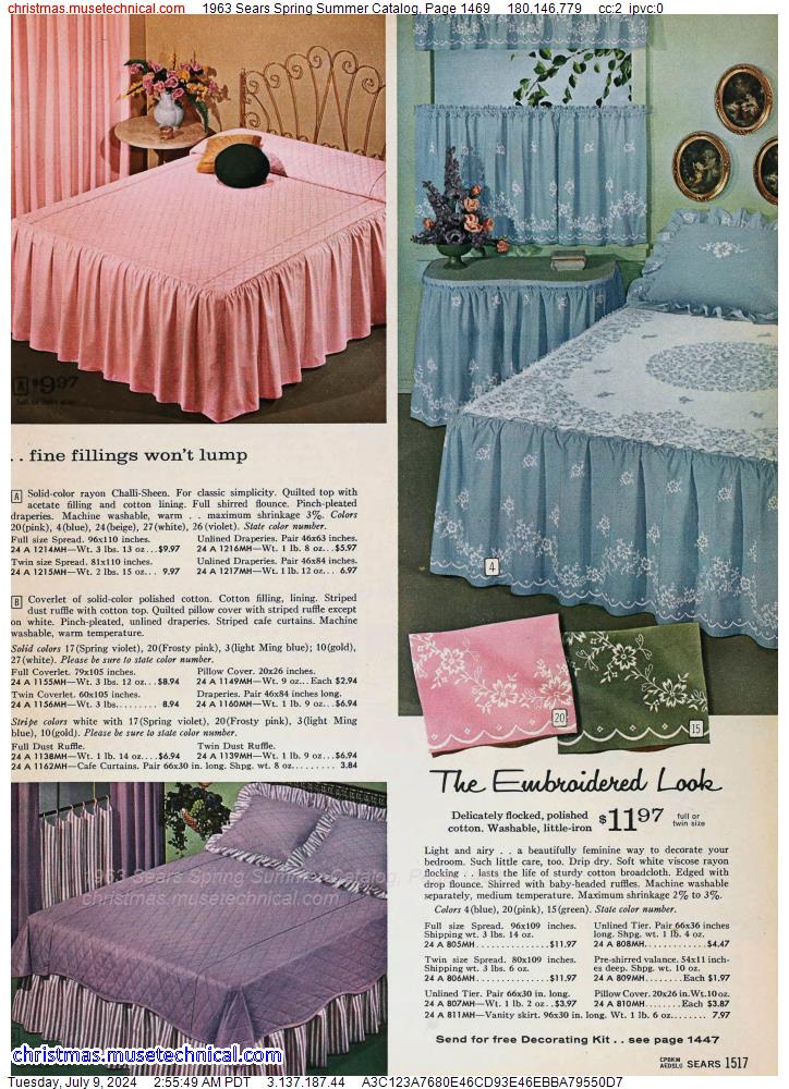 1963 Sears Spring Summer Catalog, Page 1469