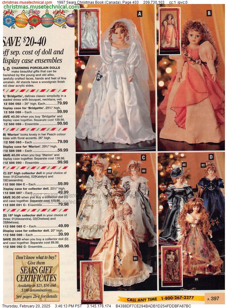 1997 Sears Christmas Book (Canada), Page 403