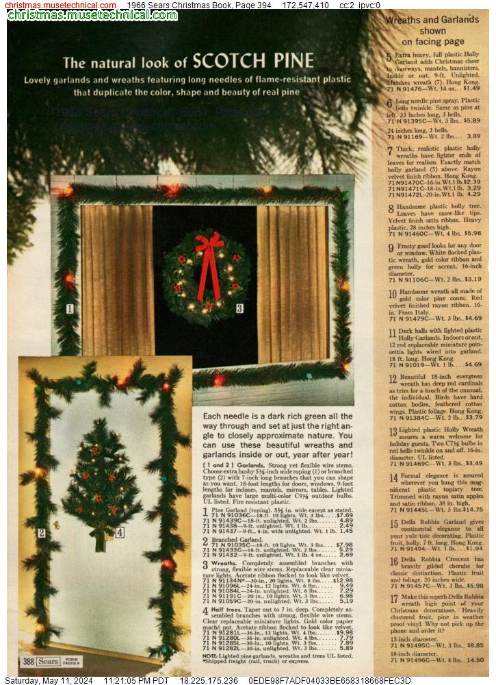 1966 Sears Christmas Book, Page 394