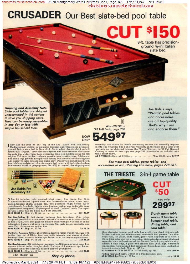 1978 Montgomery Ward Christmas Book, Page 346