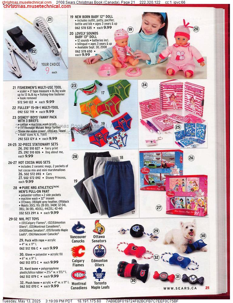 2008 Sears Christmas Book (Canada), Page 21