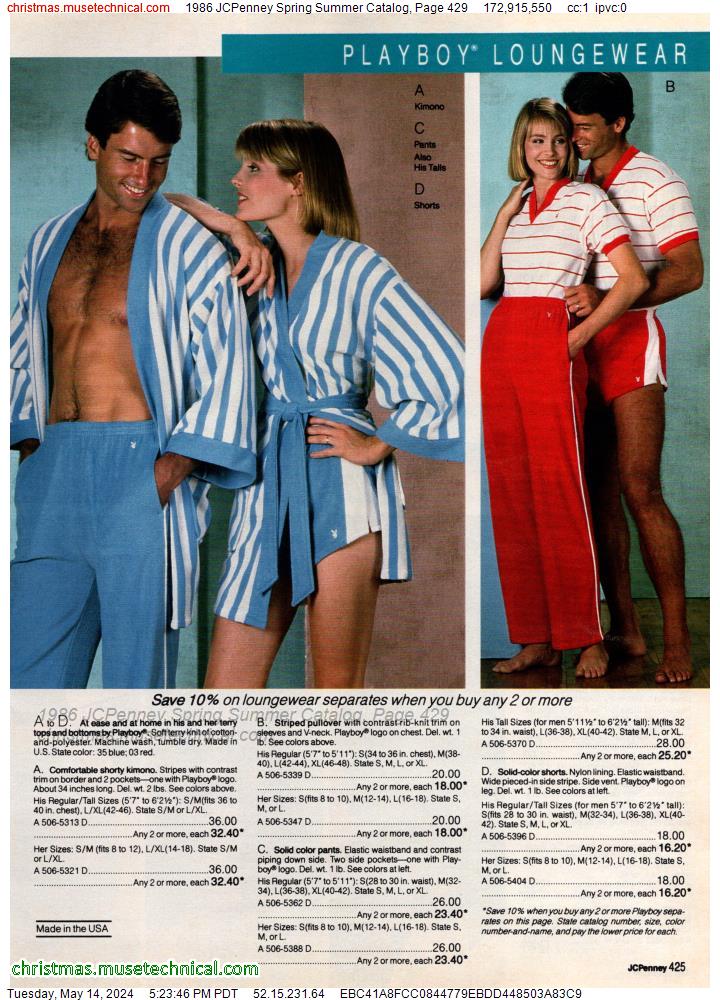 1986 JCPenney Spring Summer Catalog, Page 429