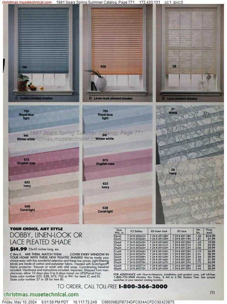 1991 Sears Spring Summer Catalog, Page 771