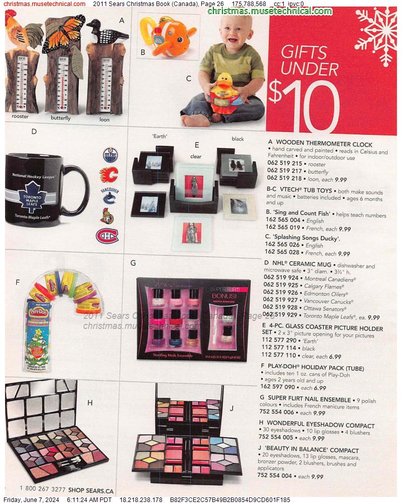 2011 Sears Christmas Book (Canada), Page 26
