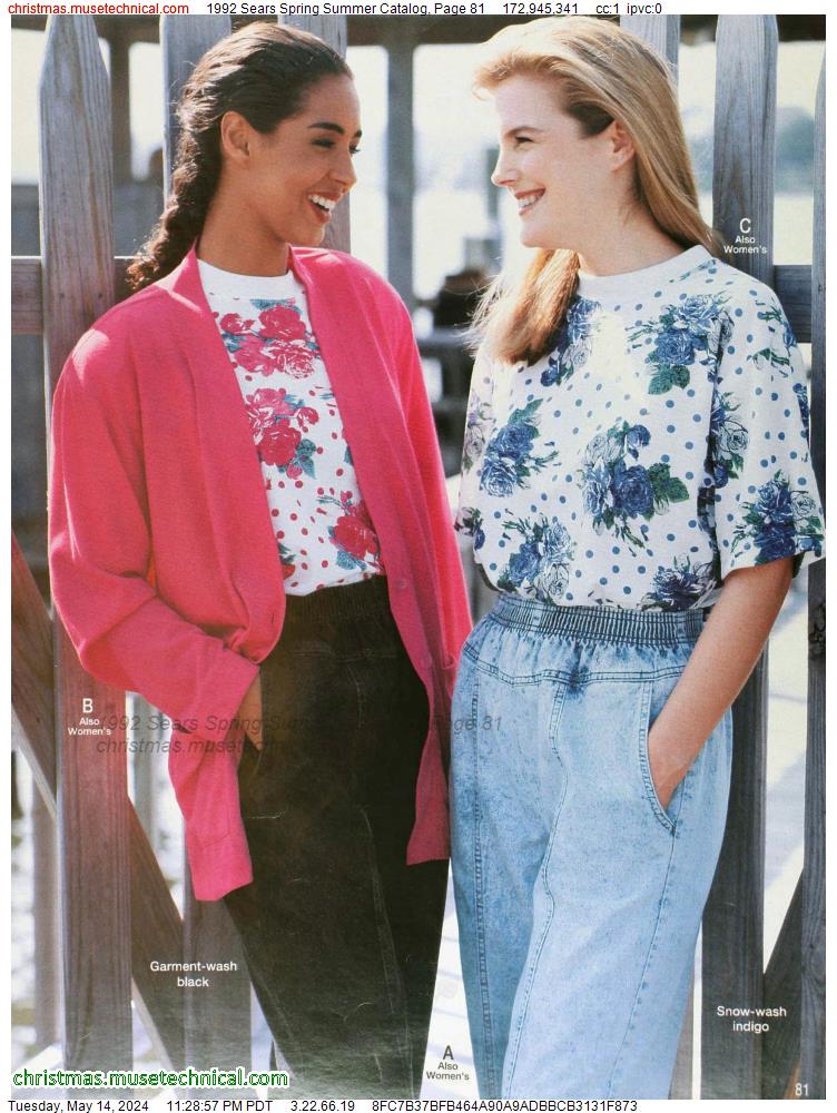 1992 Sears Spring Summer Catalog, Page 81