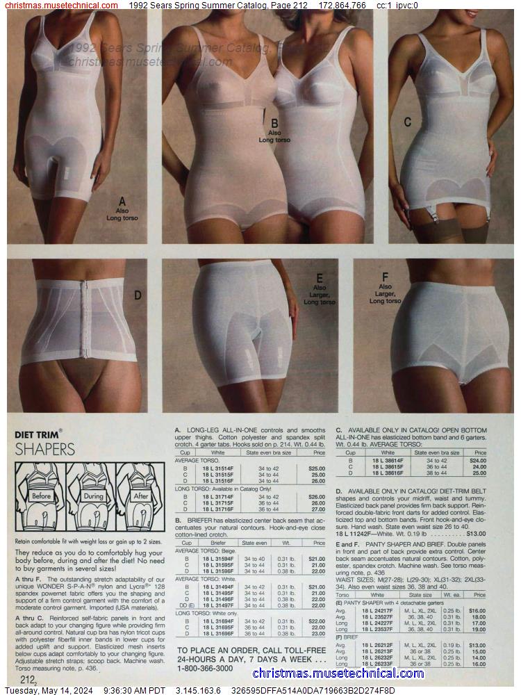 1992 Sears Spring Summer Catalog, Page 212
