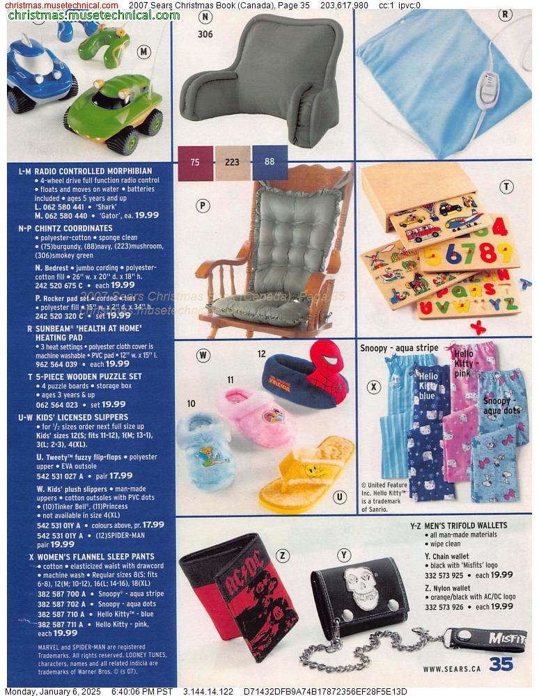 2007 Sears Christmas Book (Canada), Page 35