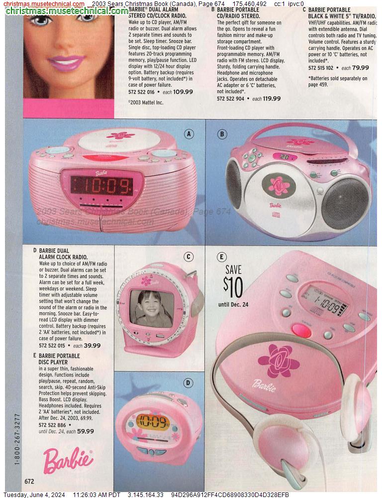 2003 Sears Christmas Book (Canada), Page 674