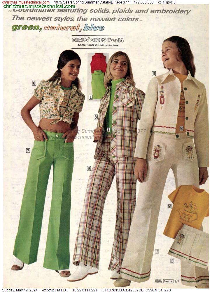 1975 Sears Spring Summer Catalog, Page 377