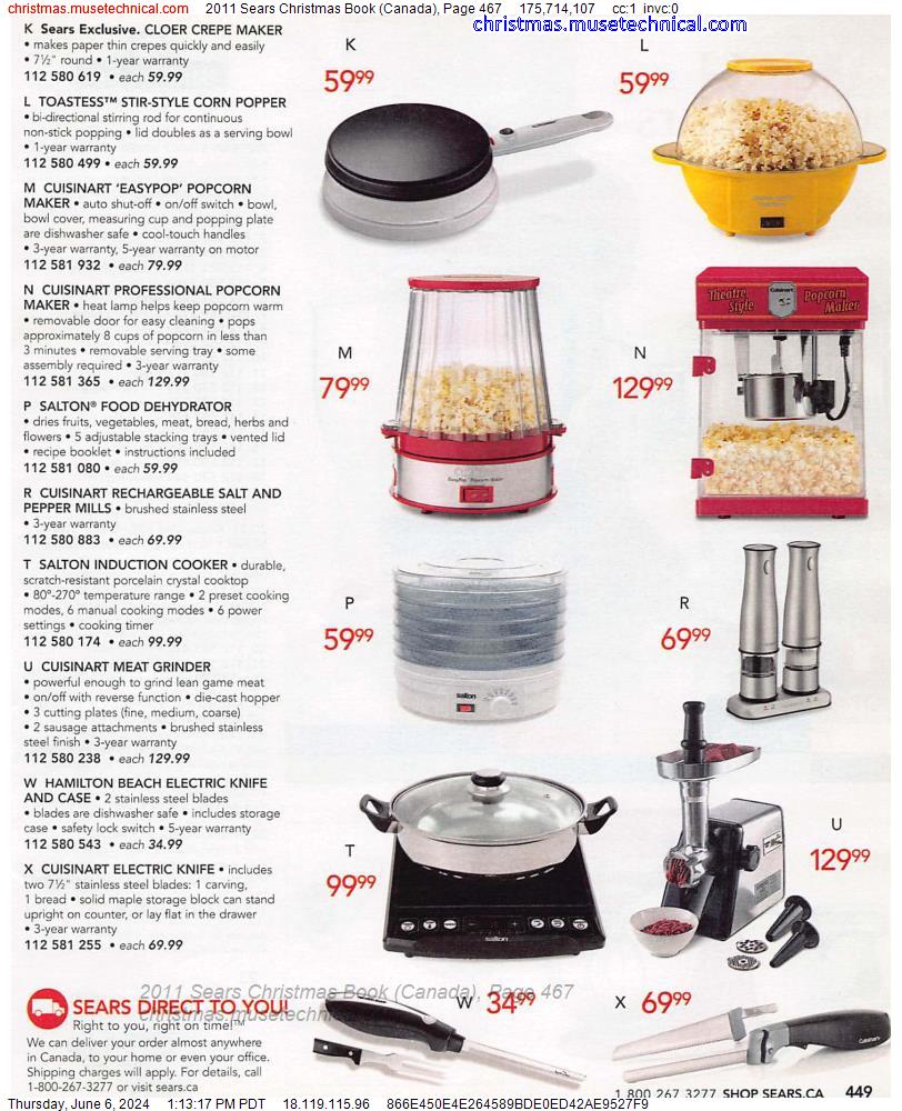 2011 Sears Christmas Book (Canada), Page 467