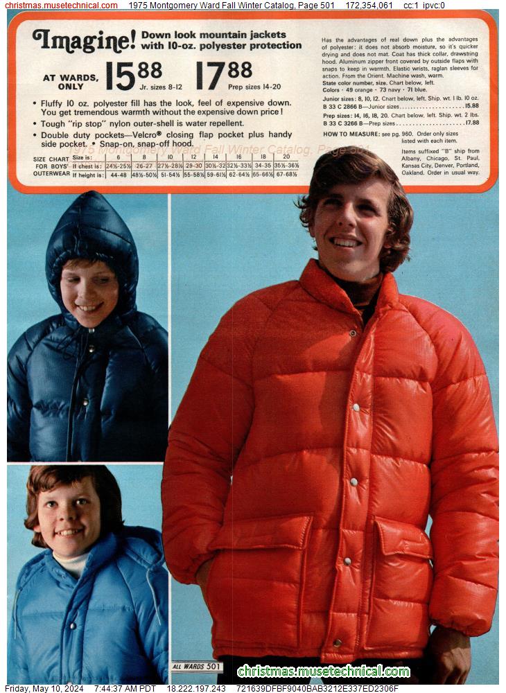 1975 Montgomery Ward Fall Winter Catalog, Page 501