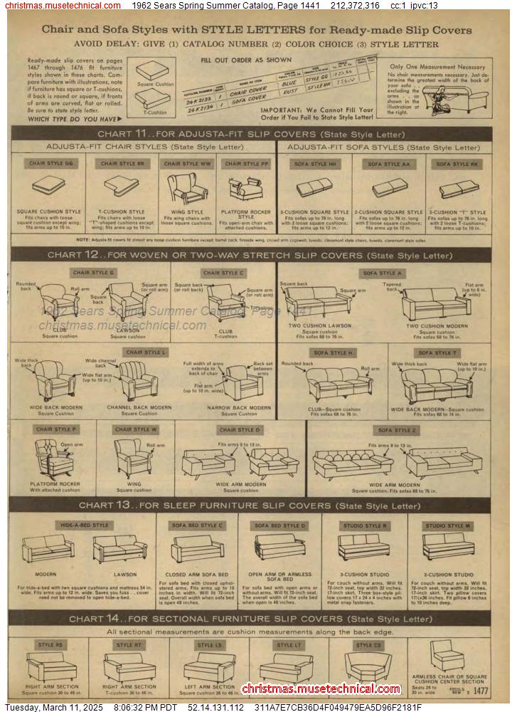 1962 Sears Spring Summer Catalog, Page 1441