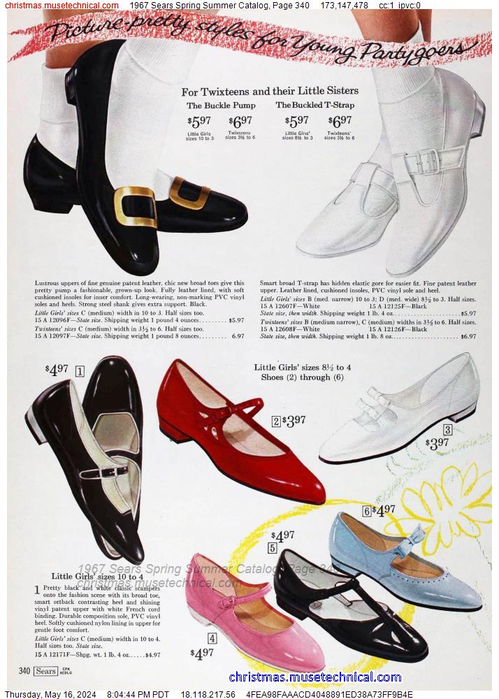 1967 Sears Spring Summer Catalog, Page 340