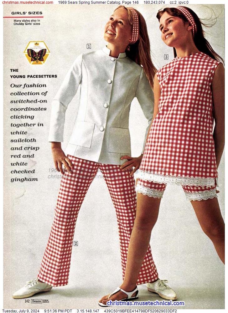 1969 Sears Spring Summer Catalog, Page 146