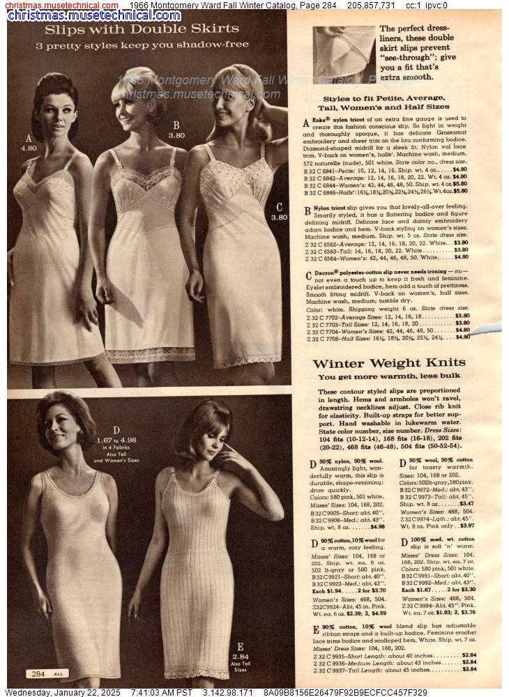 1966 Montgomery Ward Fall Winter Catalog, Page 284