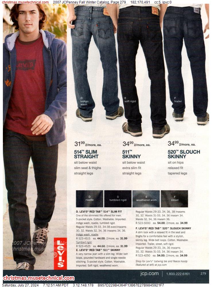 2007 JCPenney Fall Winter Catalog, Page 279