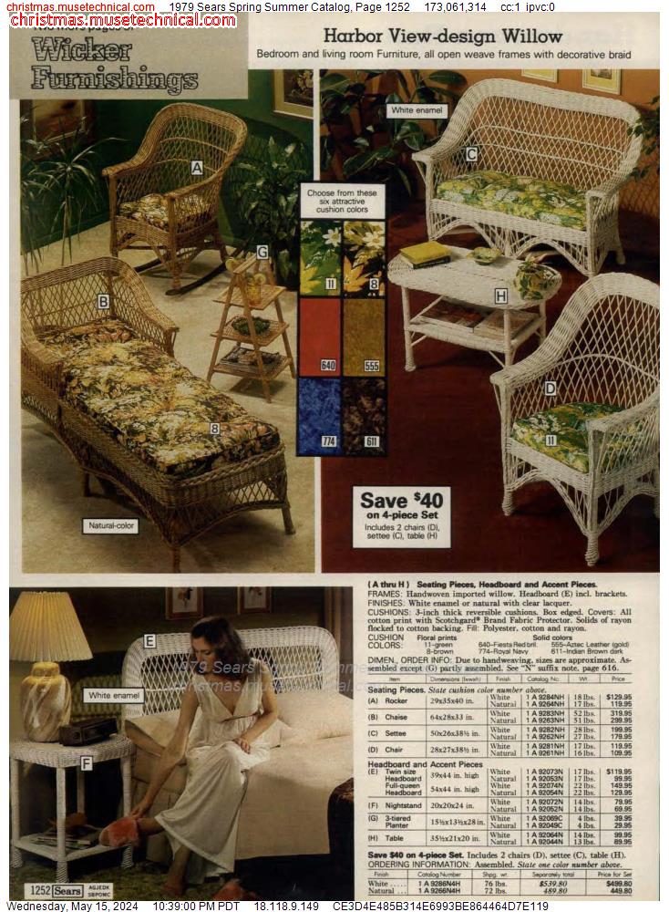 1979 Sears Spring Summer Catalog, Page 1252