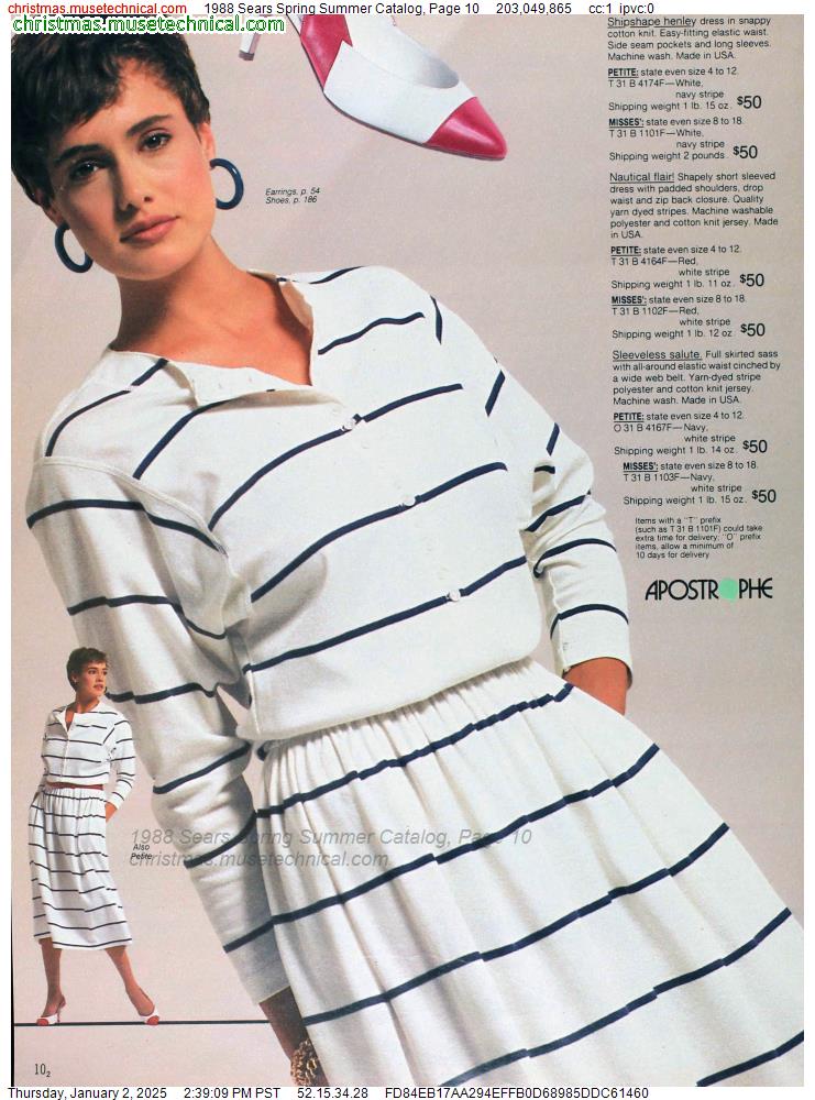 1988 Sears Spring Summer Catalog, Page 10