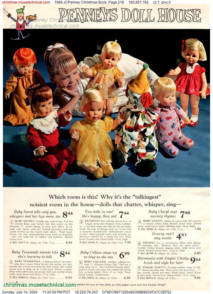 1966 JCPenney Christmas Book, Page 216