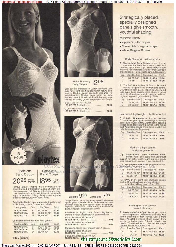 1975 Sears Spring Summer Catalog (Canada), Page 136