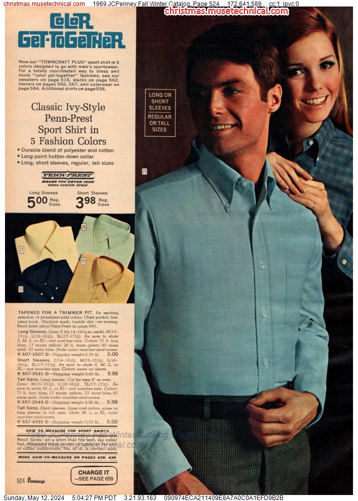 1969 JCPenney Fall Winter Catalog, Page 524