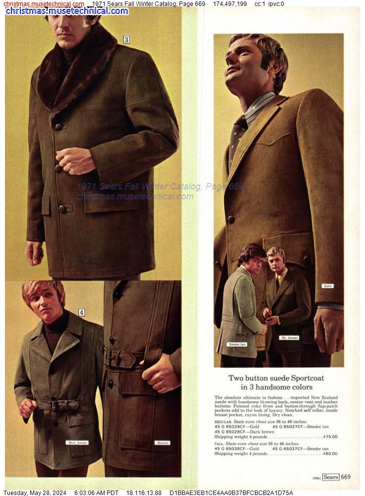 1971 Sears Fall Winter Catalog, Page 669