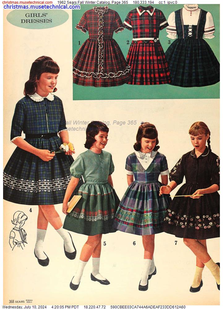 1962 Sears Fall Winter Catalog, Page 365