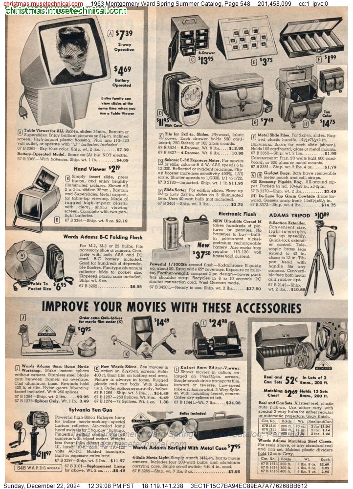 1963 Montgomery Ward Spring Summer Catalog, Page 548