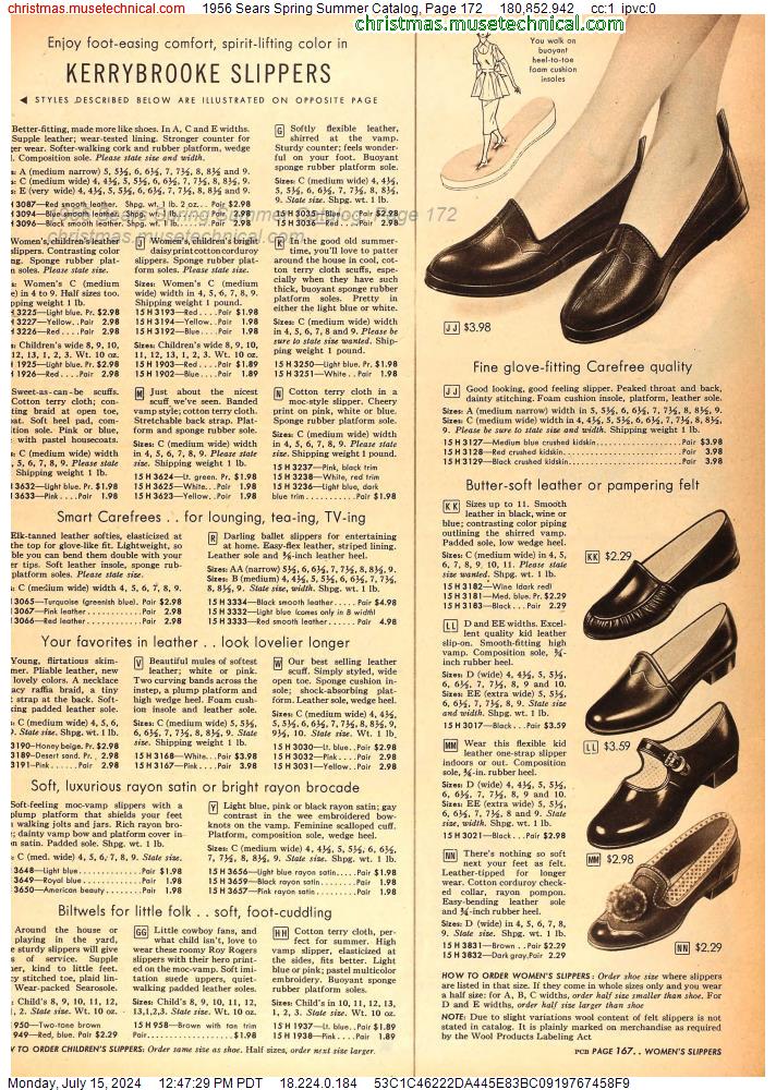 1956 Sears Spring Summer Catalog, Page 172