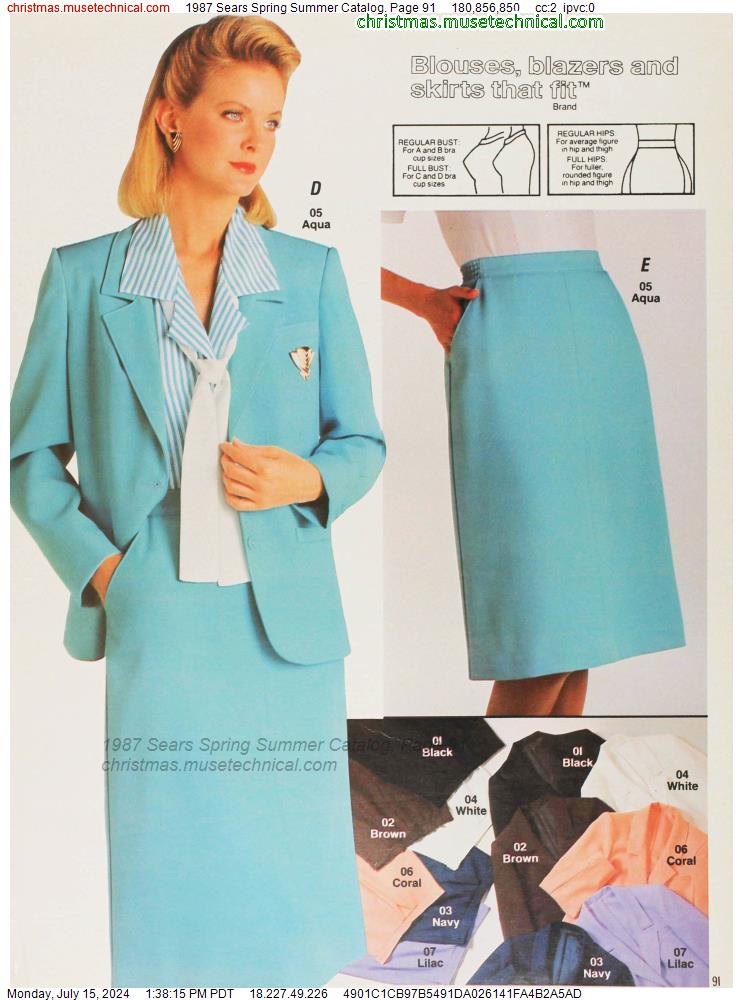 1987 Sears Spring Summer Catalog, Page 91