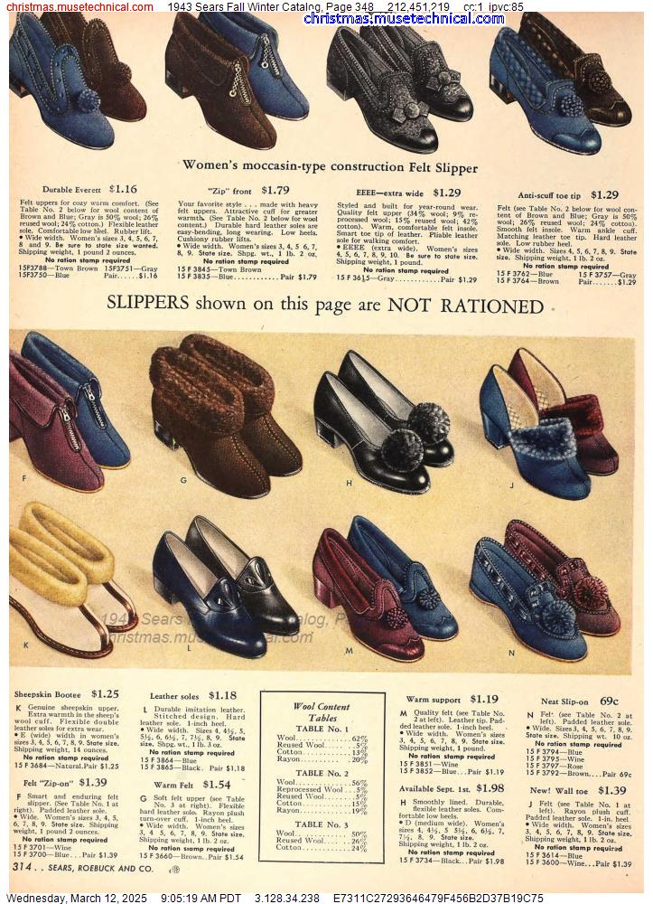 1943 Sears Fall Winter Catalog, Page 348