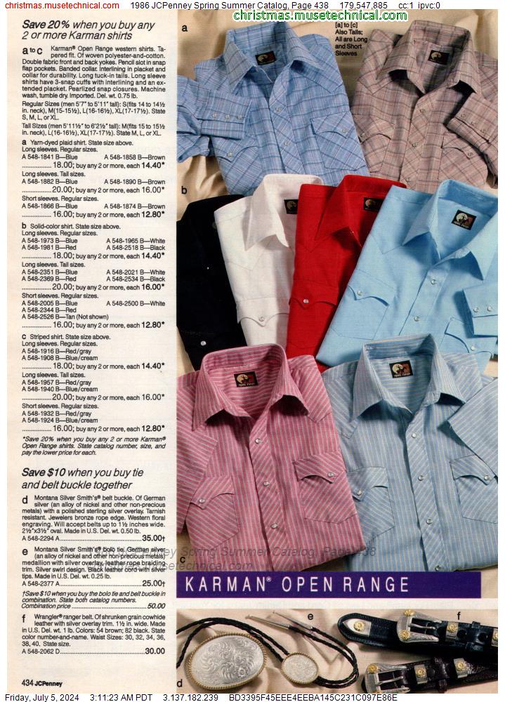 1986 JCPenney Spring Summer Catalog, Page 438