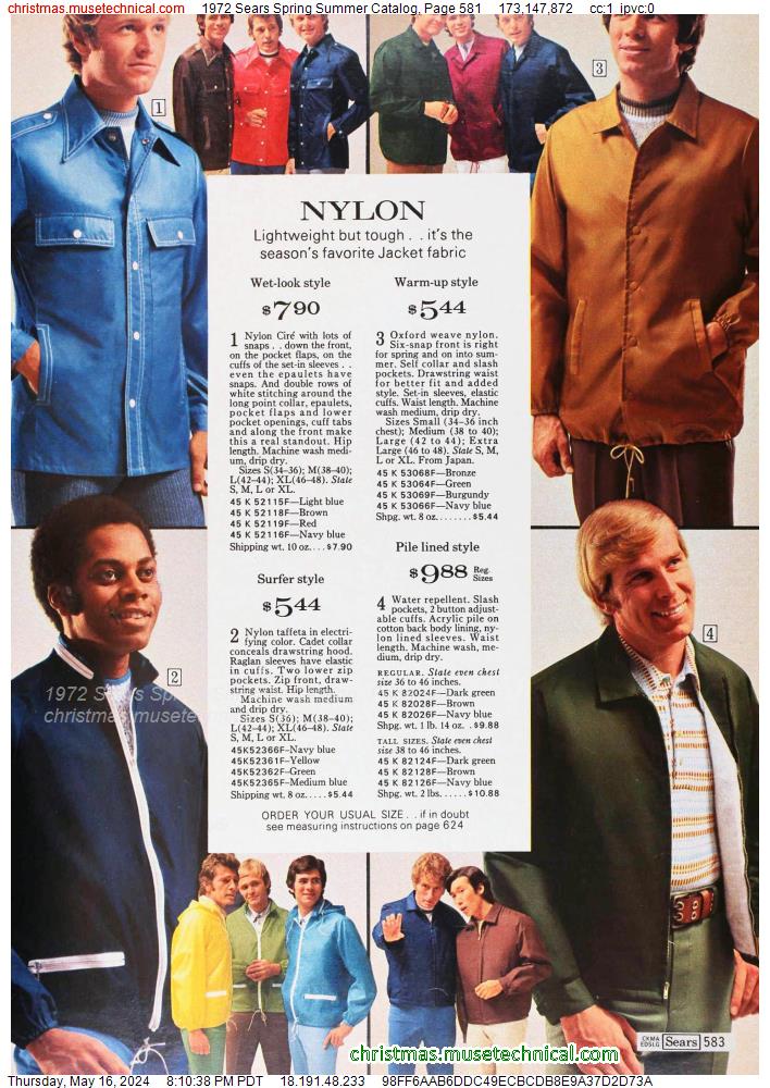 1972 Sears Spring Summer Catalog, Page 581