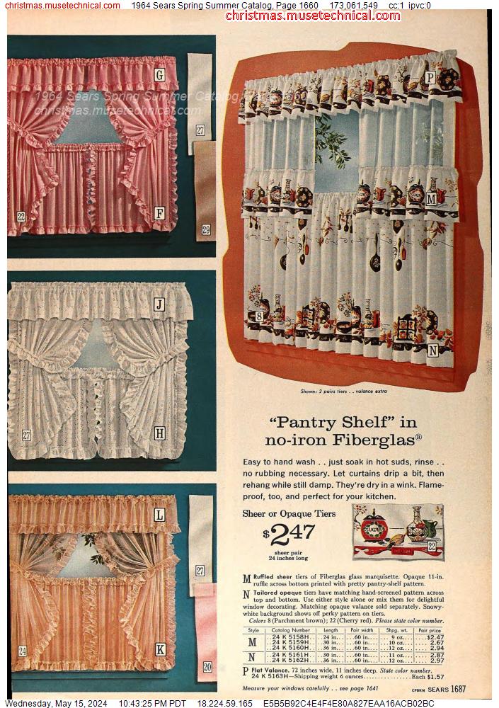 1964 Sears Spring Summer Catalog, Page 1660