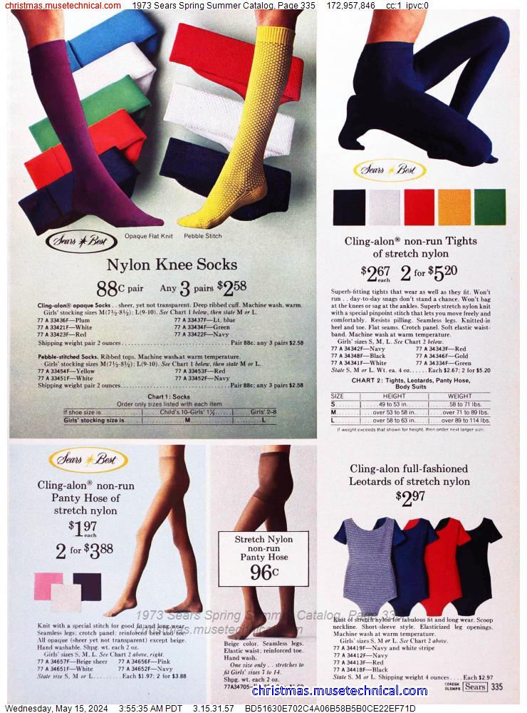 1973 Sears Spring Summer Catalog, Page 335