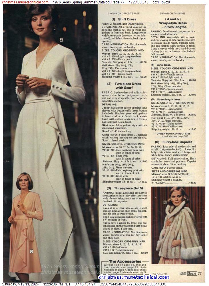 1976 Sears Spring Summer Catalog, Page 77